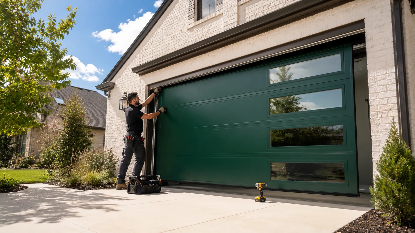 Garage Door Service for Riverdale Homes