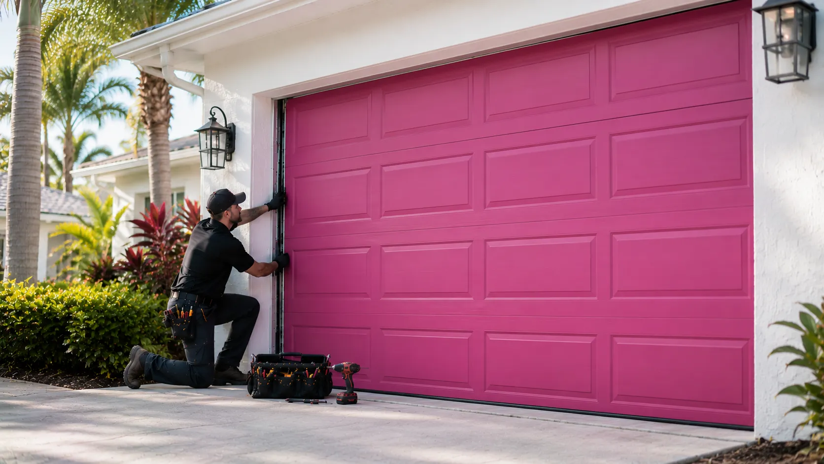 Tell us what’s wrong - Hanford garage door service