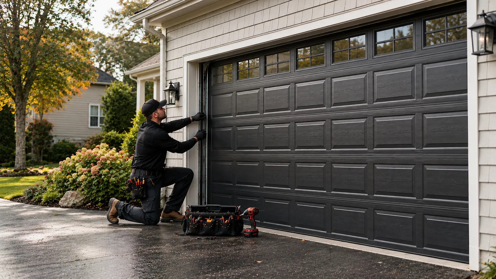 Garage door service in Hanford