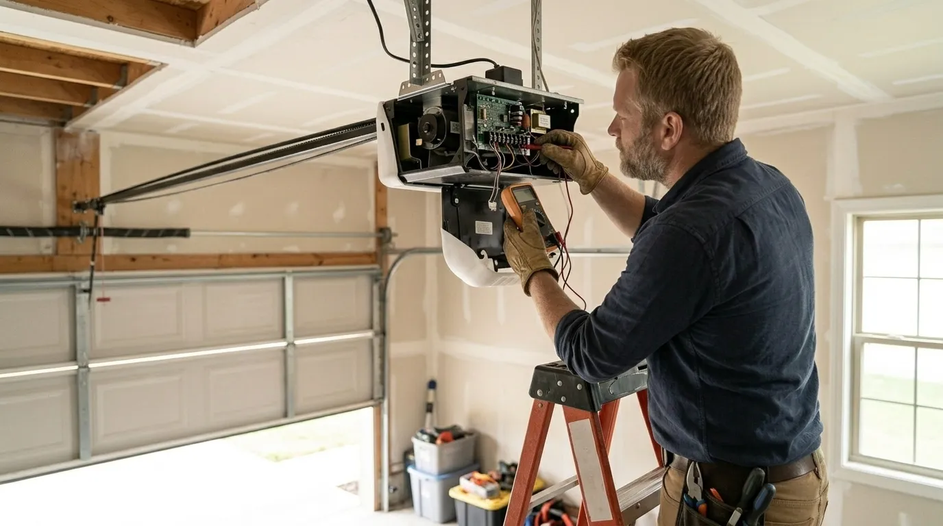 Repaired & tested - Hanford garage door service