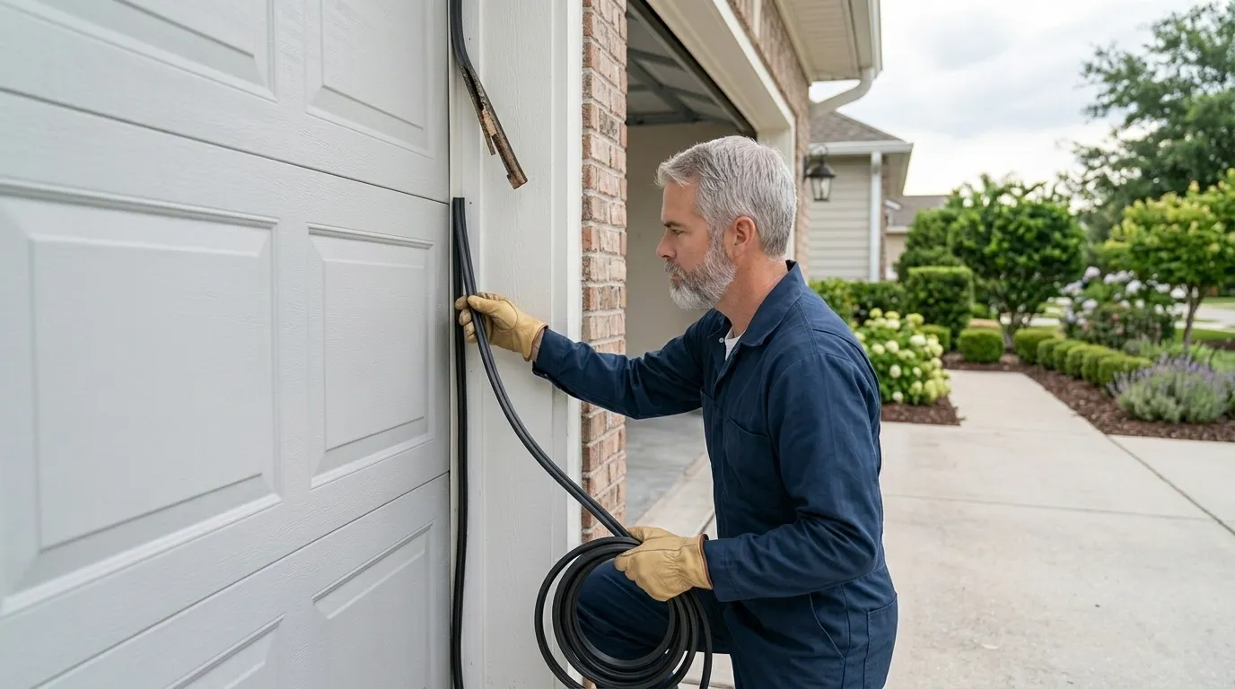 Repaired & tested - Hanford garage door service