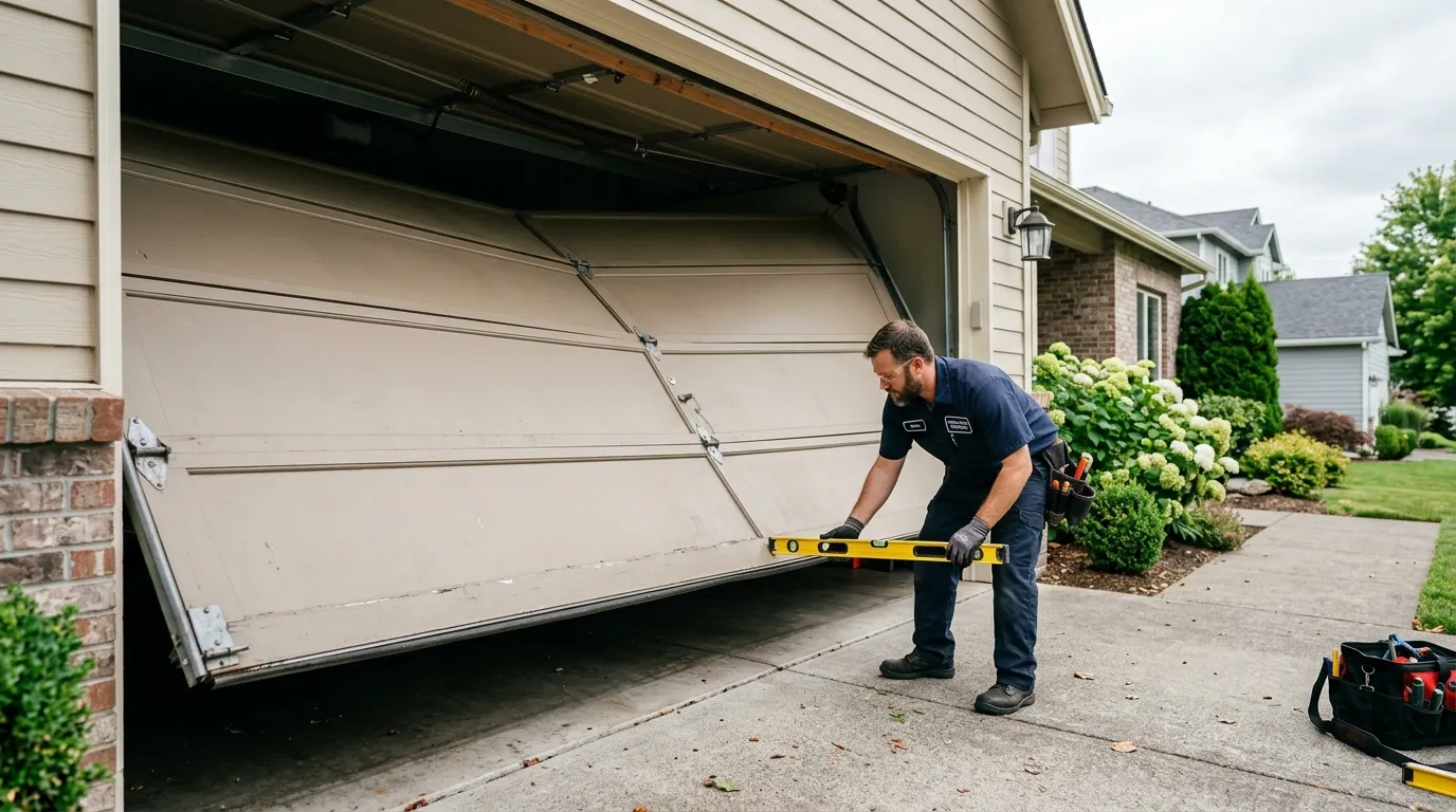 Commercial roll-up garage door