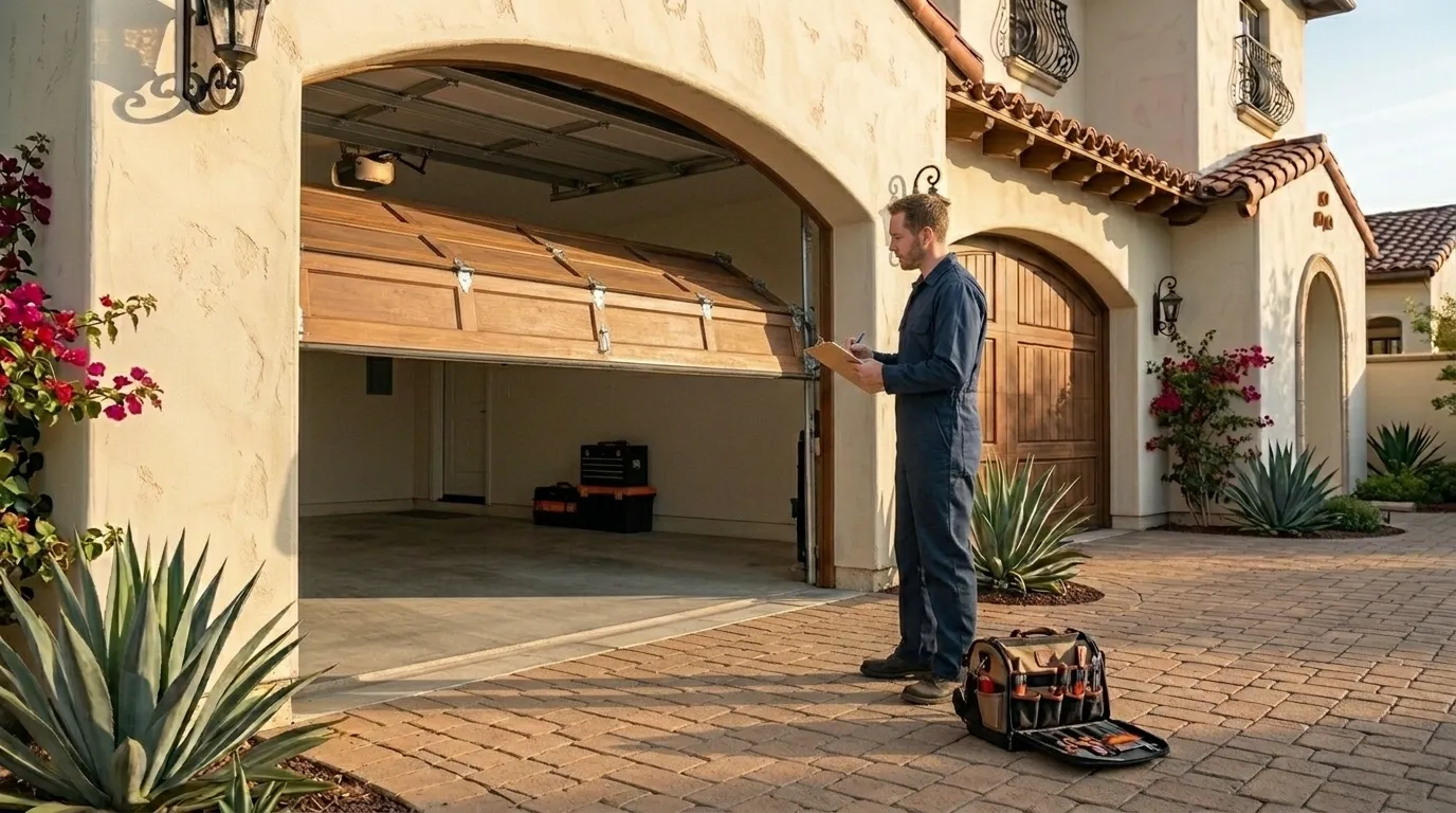 On-site diagnosis - Hanford garage door service