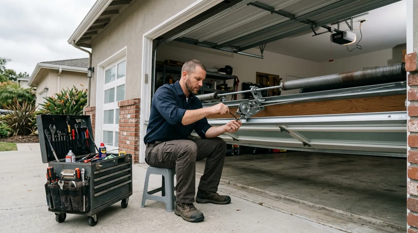 On-site diagnosis - Hanford garage door service