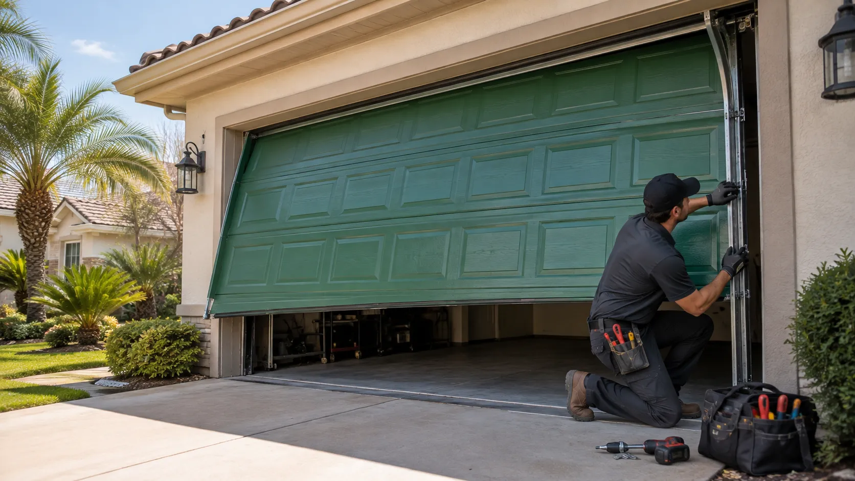 Tell us what’s wrong - Hanford garage door service